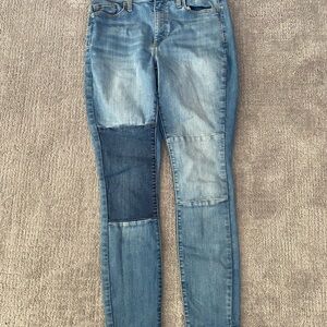 Universal Thread Denim Patch Skinny Jeans